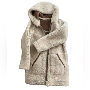 Coach Reversible Shearling Leather Coat